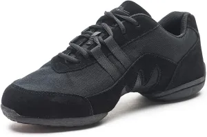 Skazz by Sansha Women's Dance Studio Exercise Sneakers Canvas Suede TPR Split-Sole Blitz-3