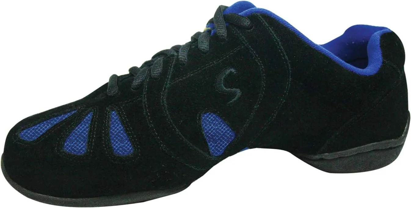 Skazz by Sansha Women's Dance Studio Exercise Sneakers Suede Leather Mesh Dynamo