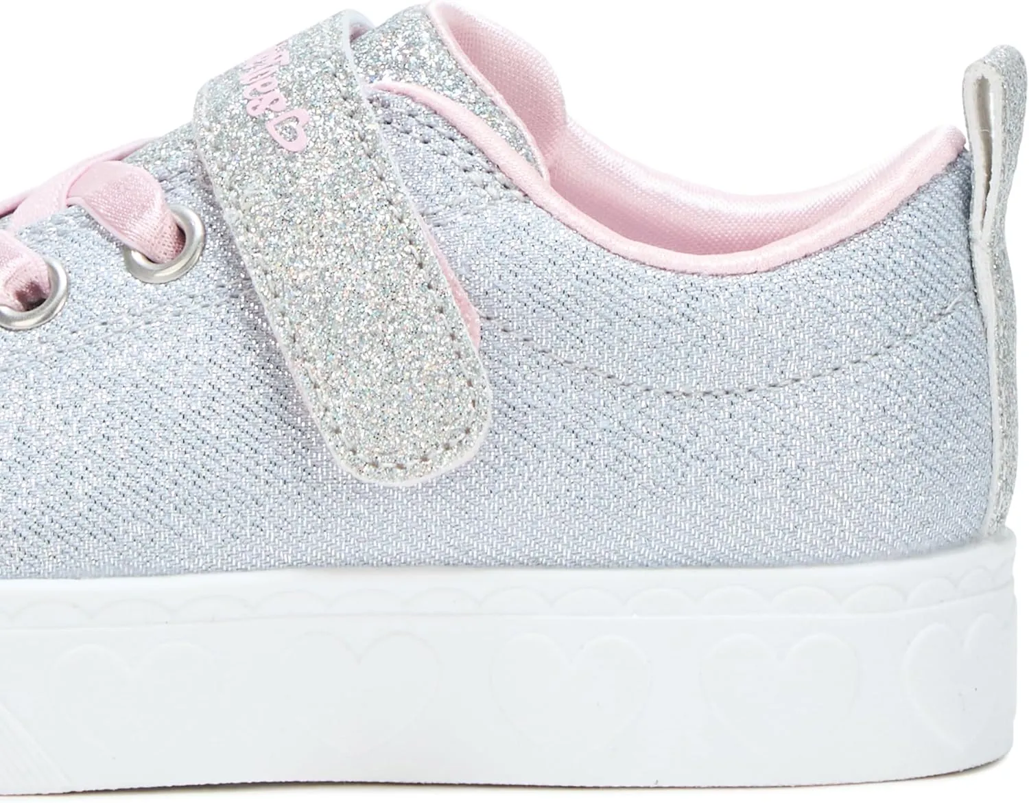 Skechers Girl's Heart Steps-Shimmer Sweetie Sneaker
