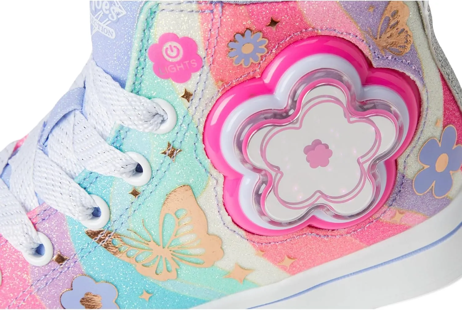 Skechers Girl's TWI-Lites 2.0-Flower Burst 314384l (Little Kid) Sneaker