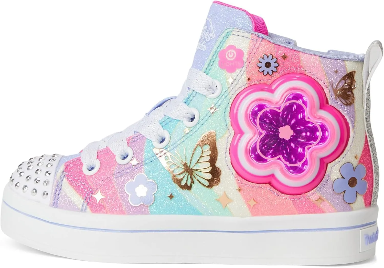 Skechers Girl's TWI-Lites 2.0-Flower Burst 314384l (Little Kid) Sneaker