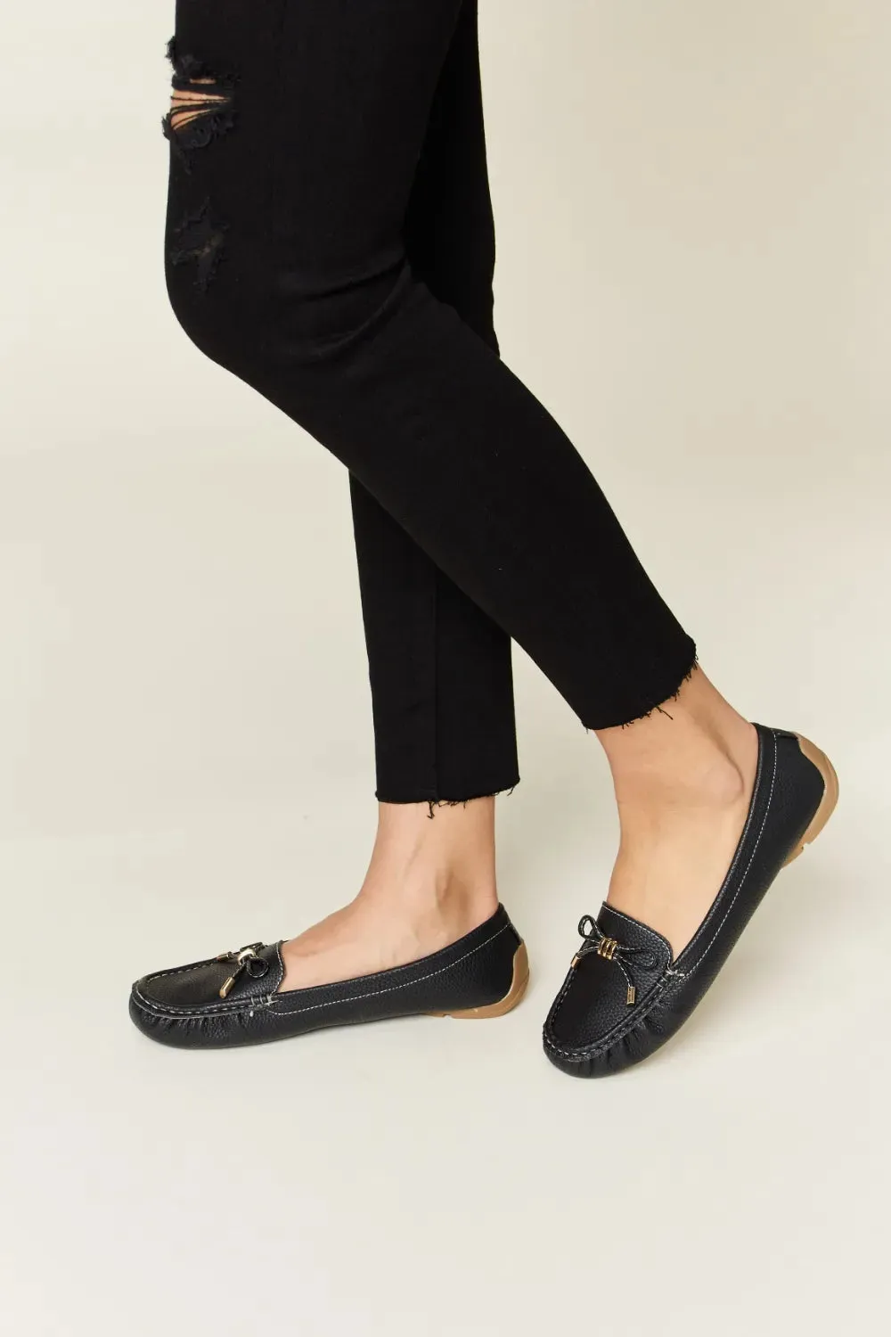 Slip Flats Link On Bow Price-reduced Forever Specialized options Loafers
