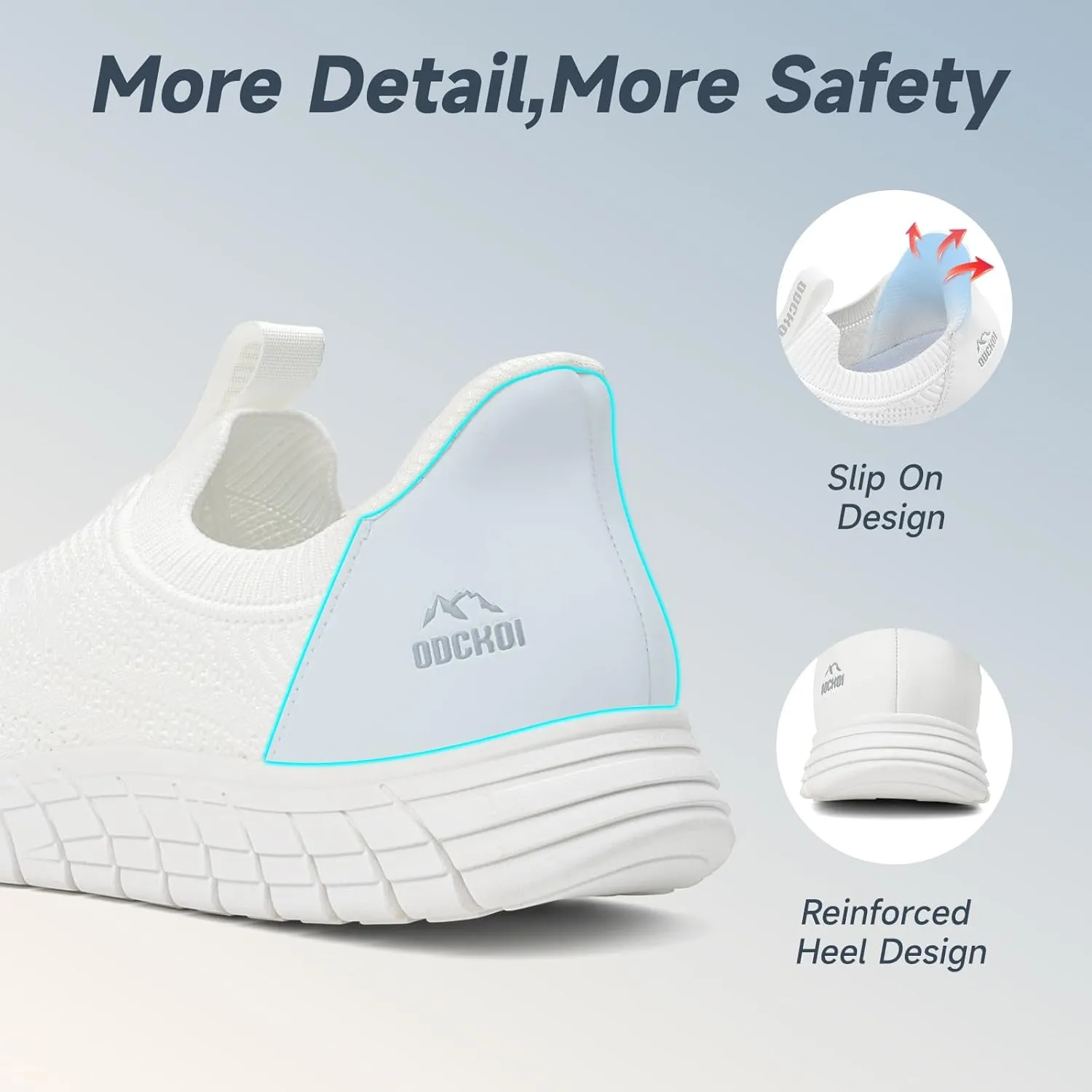 Slip in Mens Hands Free Slip On Sneakers Non Slip Breathable Walking Shoes Athletic Gym Workout Casual Shoes Fashion Loafers