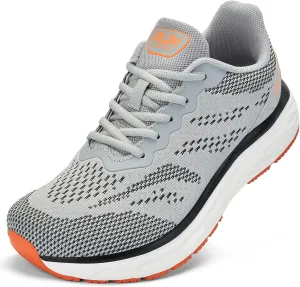 Slow Man Wide Toe Box Shoes for Men - Cushioned Road Running Shoe Non Slip Mens Walking Sneakers for Wide Feet Comfortable Athletic Gym Workout Sneaker