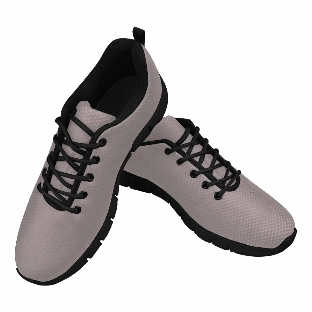 Sneakers for Men - Coffee Brown - Canvas Mesh Athletic Running Shoes by inQue.Style