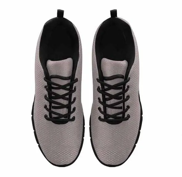 Sneakers for Men - Coffee Brown - Canvas Mesh Athletic Running Shoes by inQue.Style