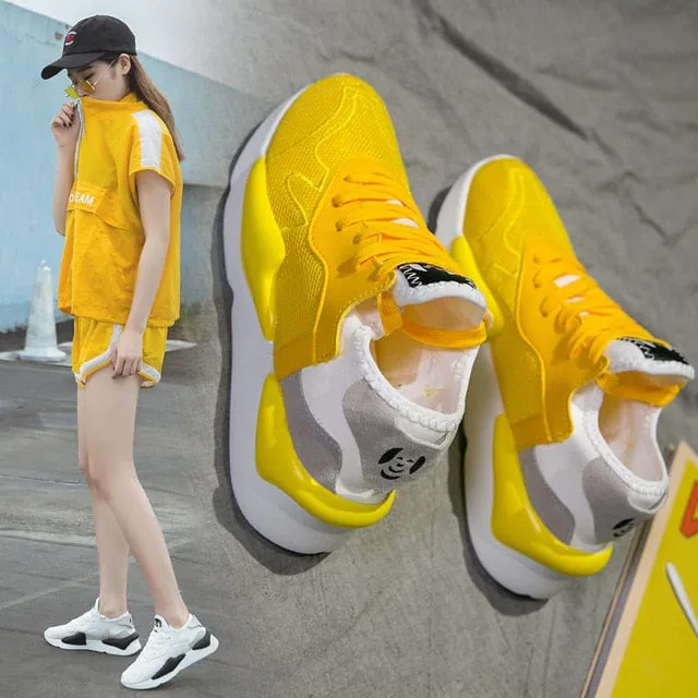 Sneakers for Men High Quality Lace-up Sports Shoes Comfortable Outdoor Trend Breathable Running Shoes Brand Hard-Wearing Women