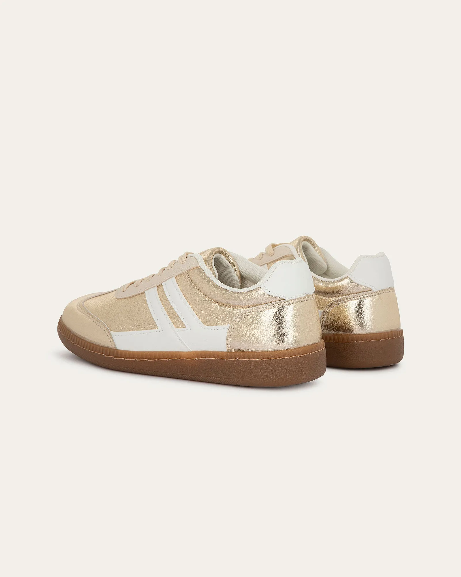 Sneakers Viky bianco platino, vegane ecologiche
