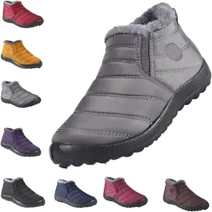 Snow Boots for Women Winter Warm Ankle Booties Waterproof Comfortable Slip On Outdoor Fur Lined Lining Womens Snow Boots