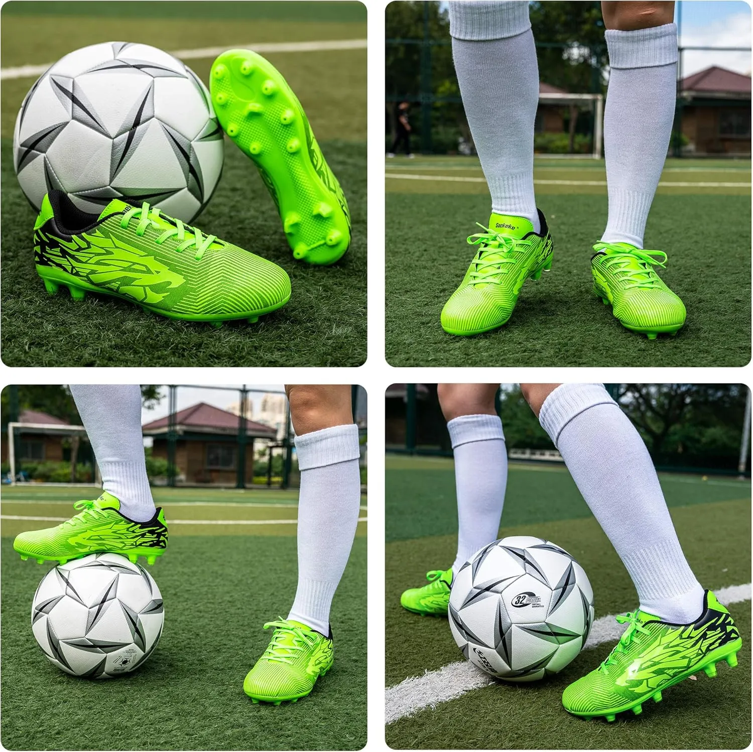 Soccer Shoes Kids Boys FG Cleats/TF Professional Training Girls Football Shoes