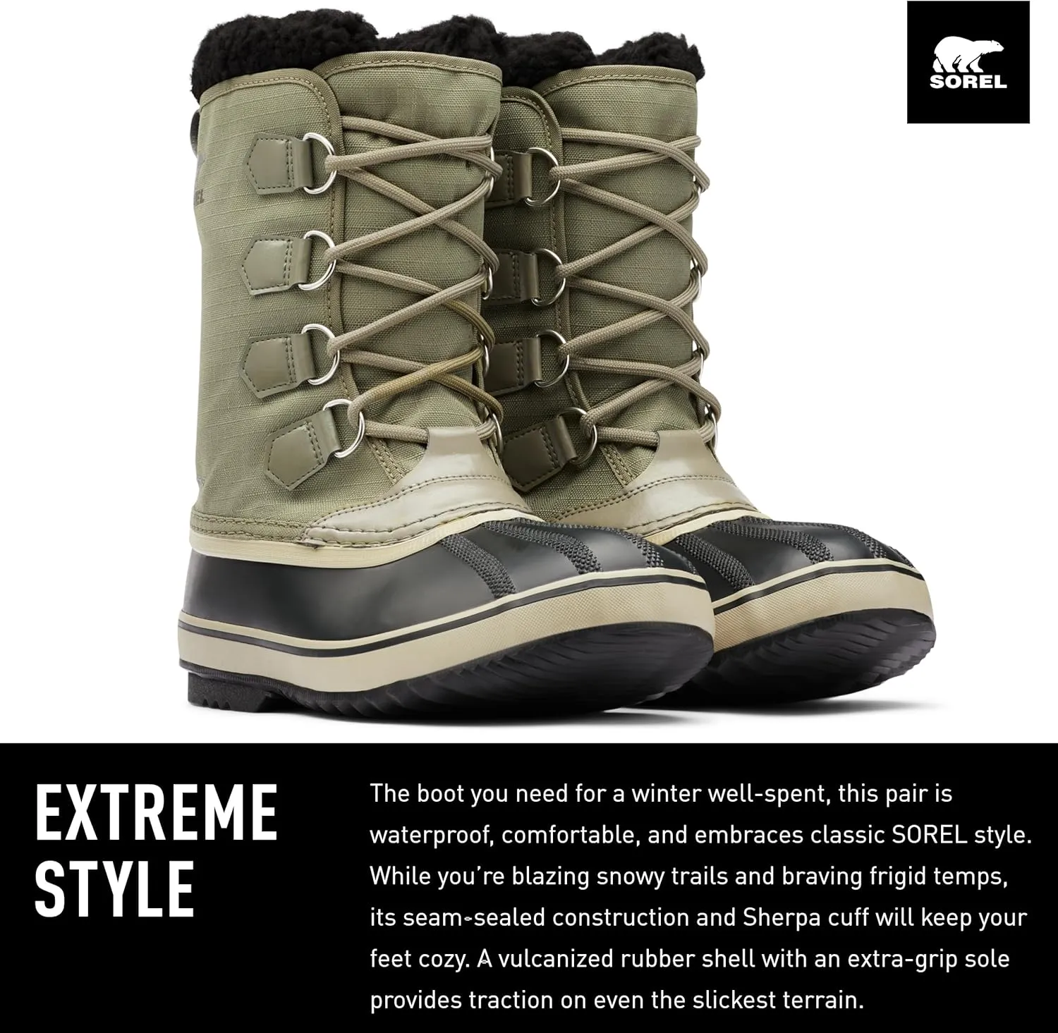 SOREL - Men's 1964 Pac Nylon Snow Boot for Winter
