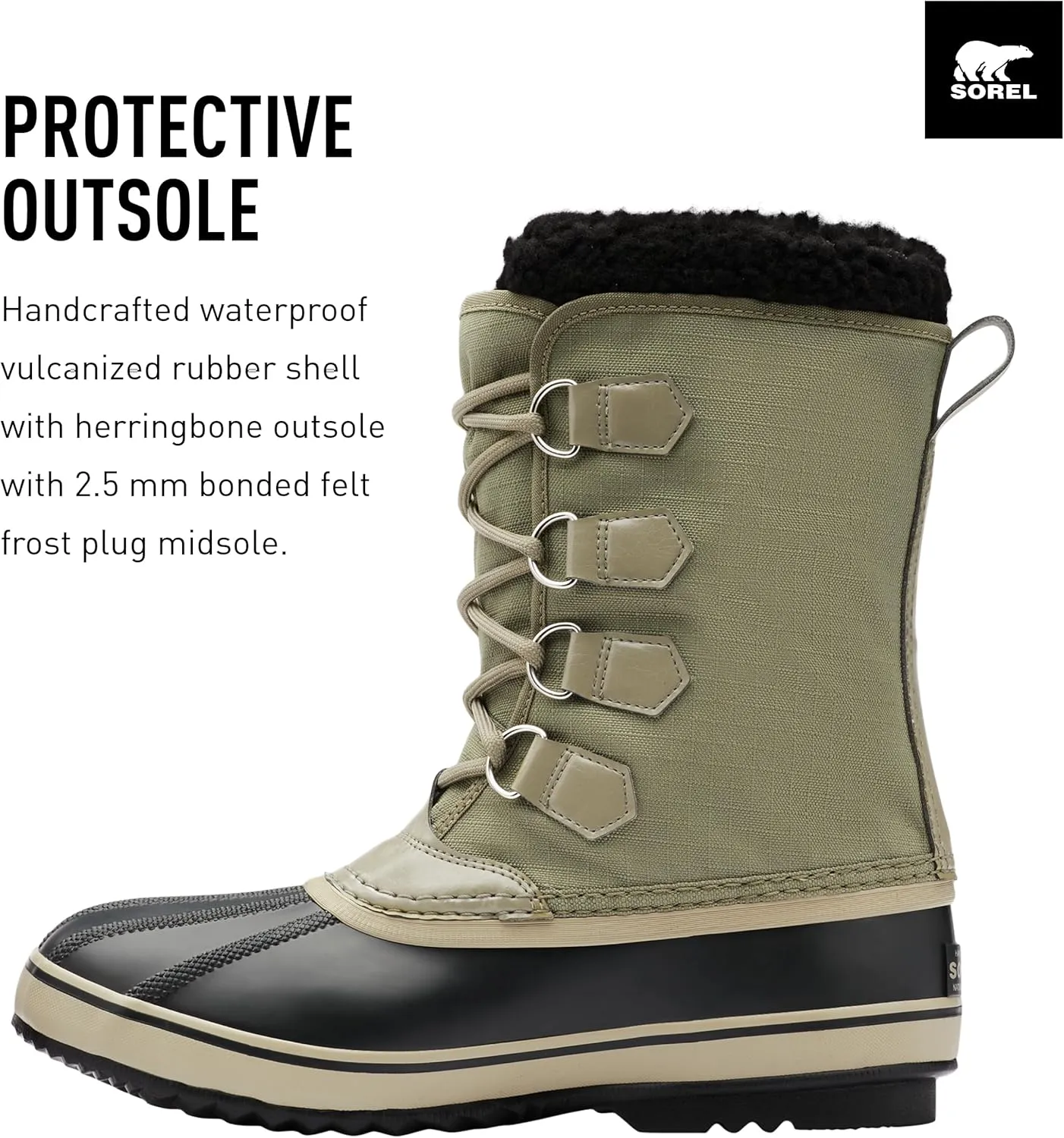 SOREL - Men's 1964 Pac Nylon Snow Boot for Winter