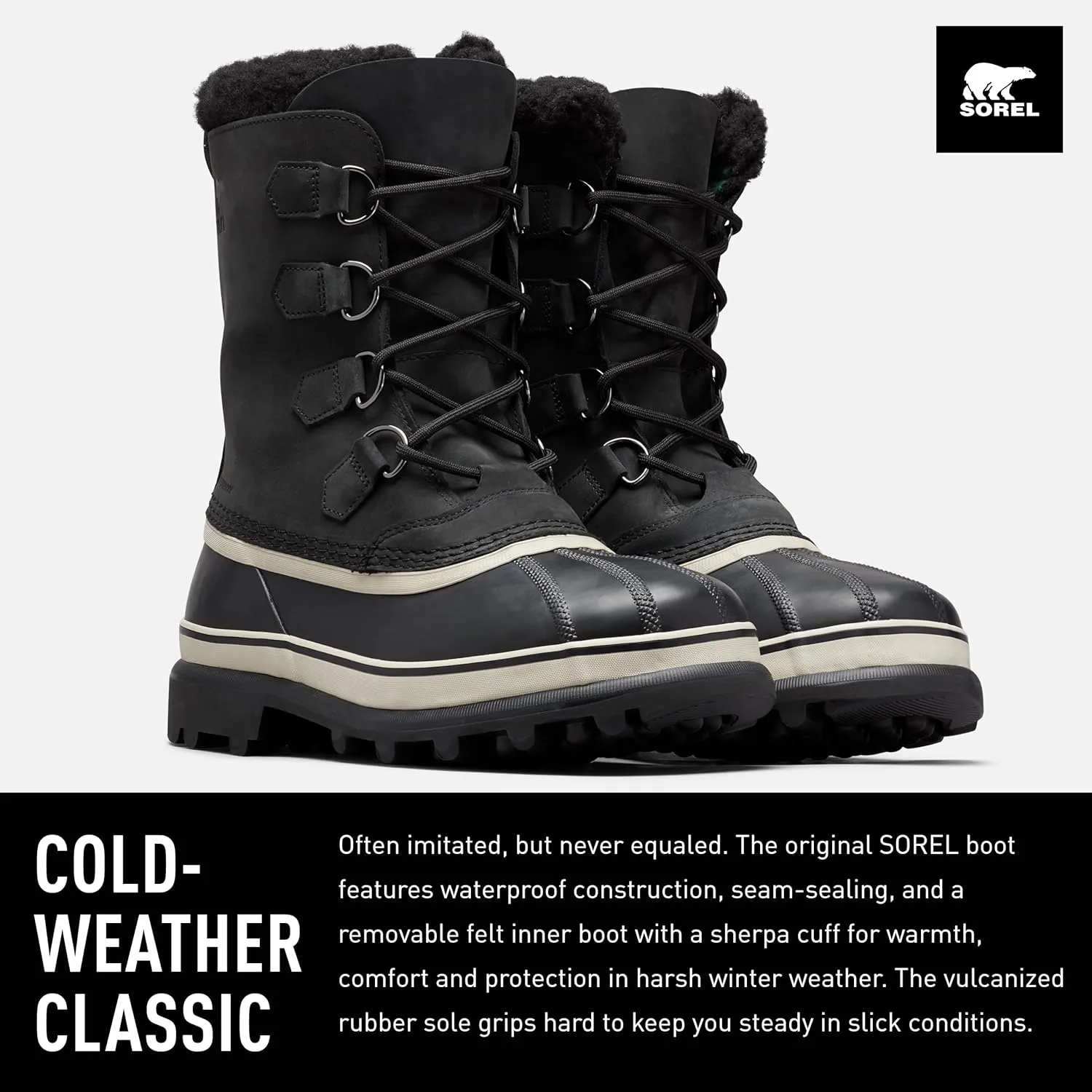 Sorel Men's Caribou Warm Lining Mid-Calf Boots