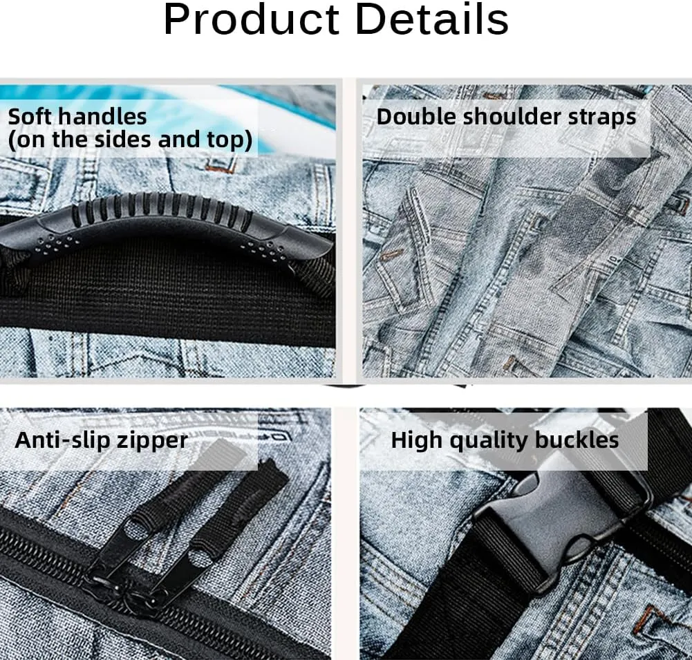 Sport Tent Padded Snowboard Bag with Wheels Travel Bag for Skis Single Snowboard and Snowboard Boots