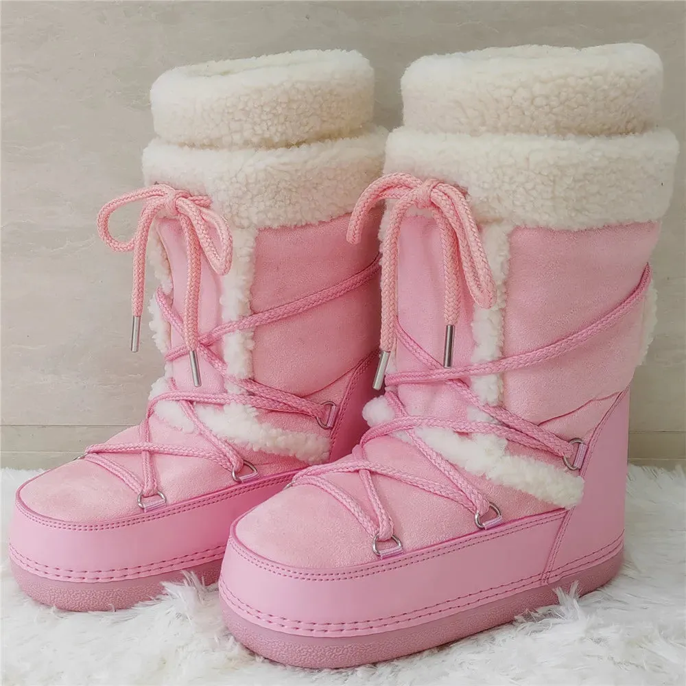 Stay Warm in Style  Winter Fur Boots