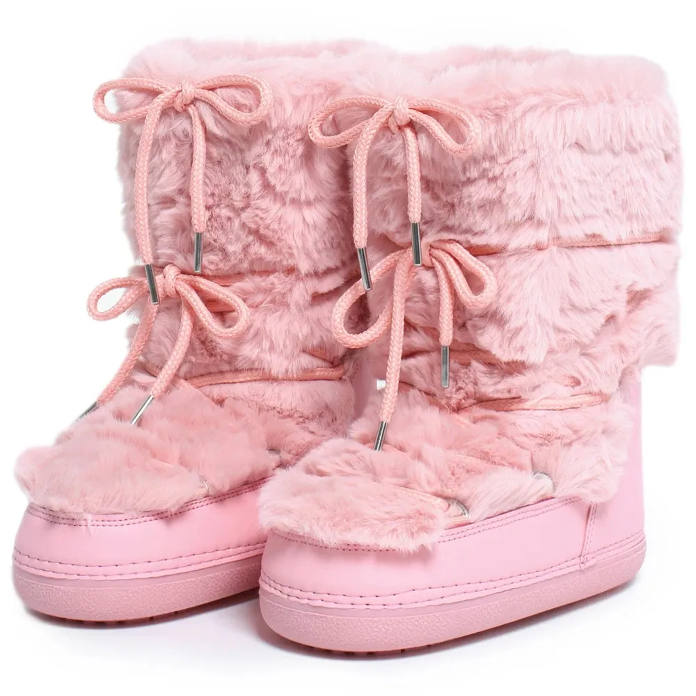 Stay Warm in Style  Winter Fur Boots
