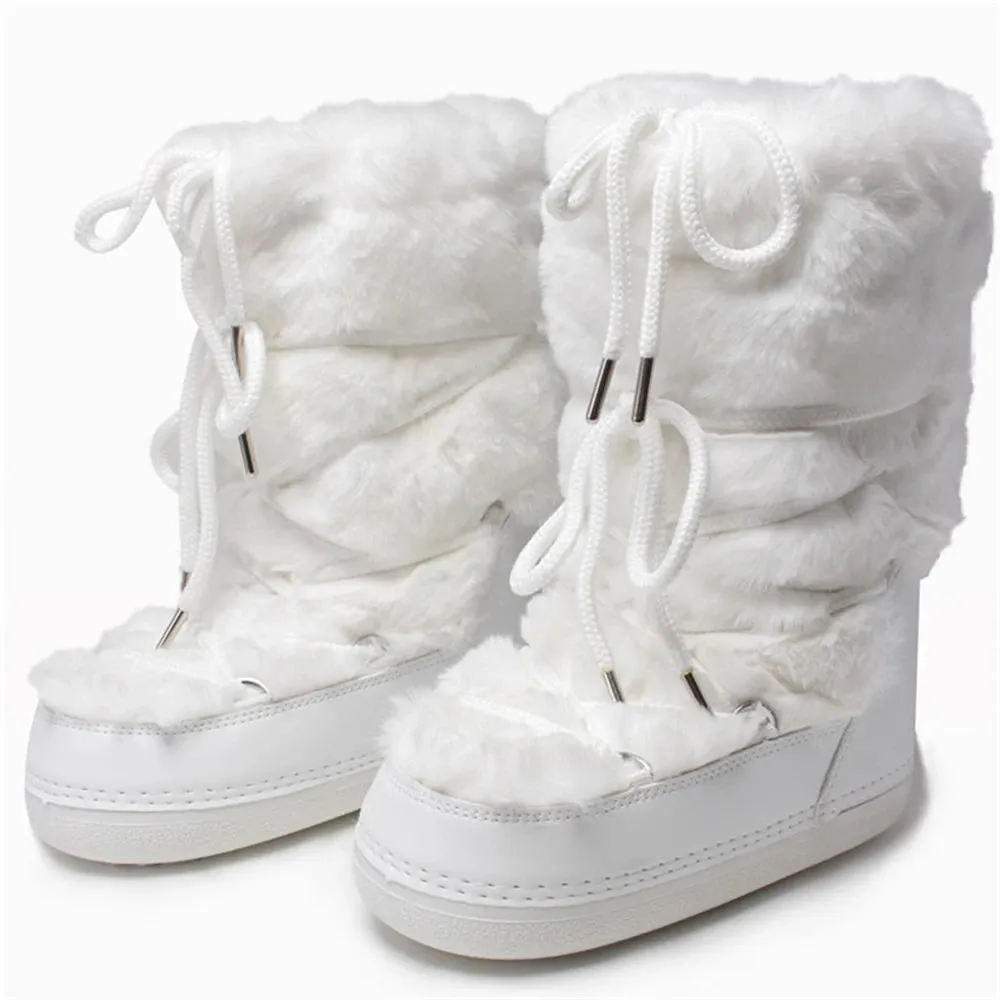 Stay Warm in Style  Winter Fur Boots