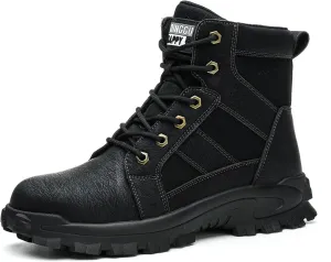 Steel Toe Boots for Men Comfortable Mens Work Boots Indestructible Construction Industrial Safety Boots