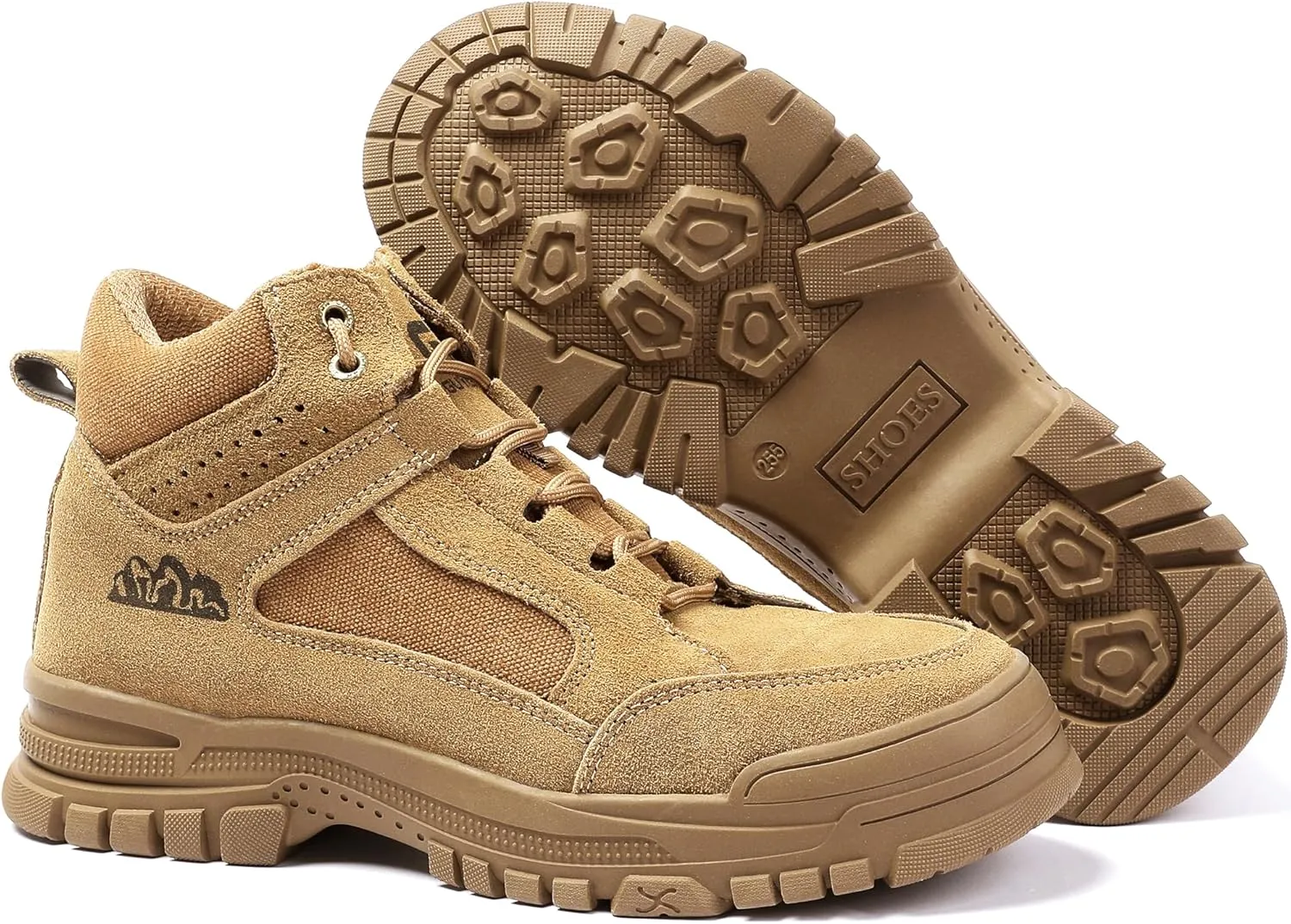 Steel Toe Boots for Men Mens Slip Resistant Waterproof Work Safety Industrial Boots Construction Shoes