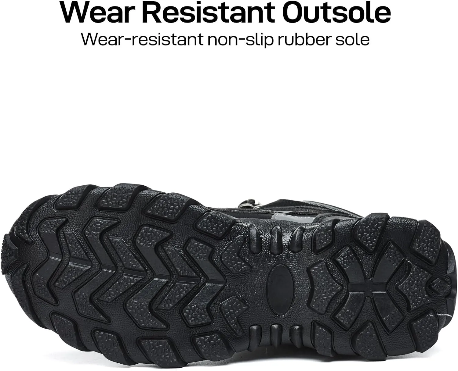 Steel Toe Boots for Men Safety Work Boots Comfortable，Indestructible Industrial & Construction Shoes Mens Composite Toe Boots