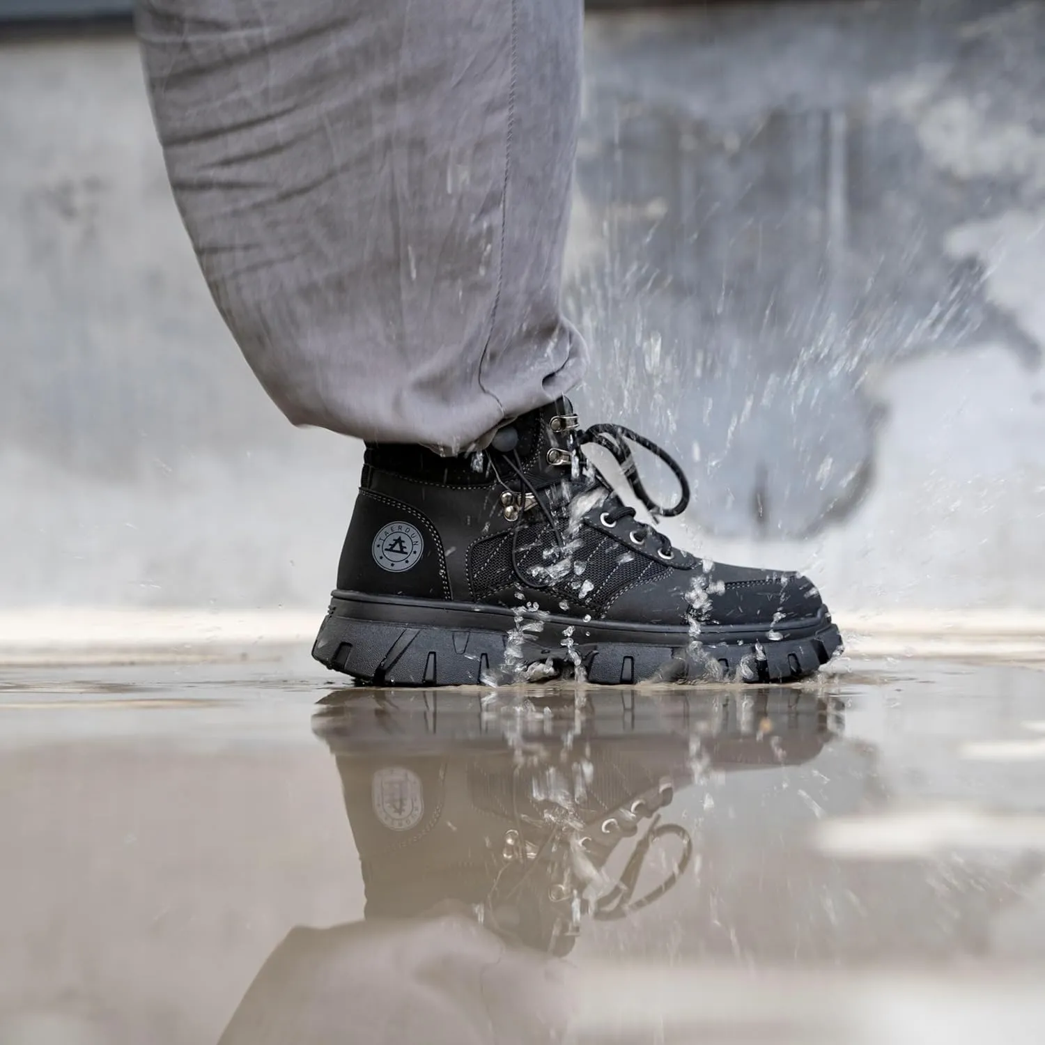 Steel Toe Boots for Men Waterproof Work Safety Shoes Non-slip Breathable Comfort Lightweight, Industrial & Construction Shoes, Indestructible Welding Boots