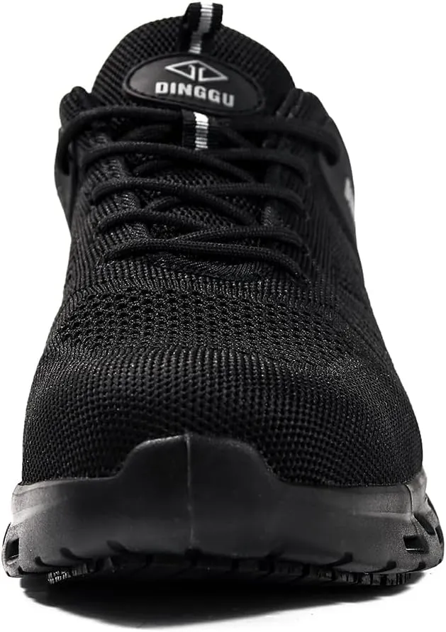 Steel Toe Shoes for Men Comfortable Non Slip Work Shoes,Lightweight Men's Work & Safety Footwear Indestructible Steel Toe Sneakers