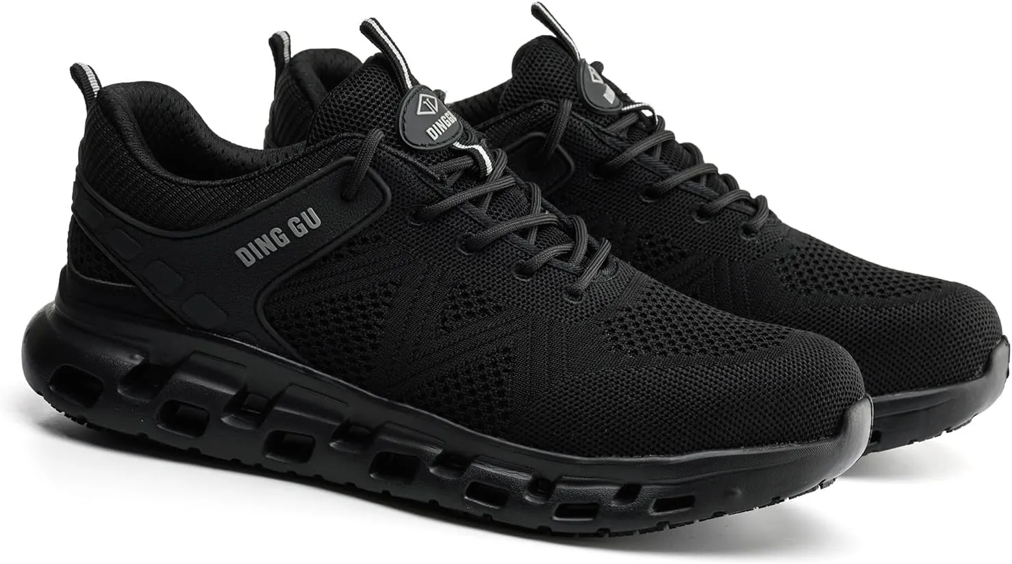 Steel Toe Shoes for Men Comfortable Non Slip Work Shoes,Lightweight Men's Work & Safety Footwear Indestructible Steel Toe Sneakers