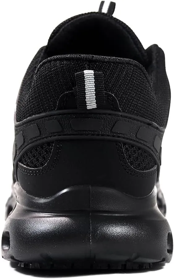Steel Toe Shoes for Men Comfortable Non Slip Work Shoes,Lightweight Men's Work & Safety Footwear Indestructible Steel Toe Sneakers