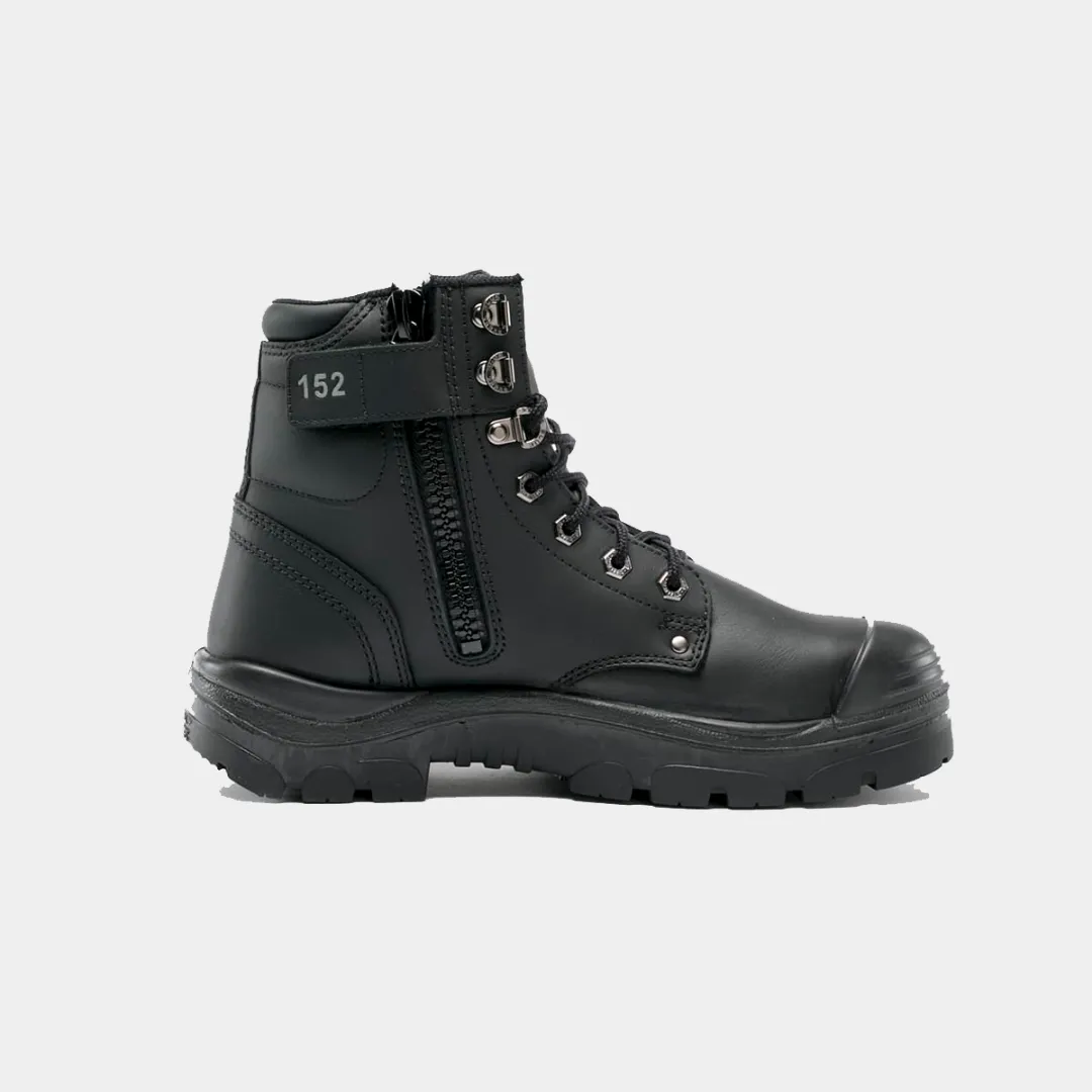 STEELBLUE - ARGYLE ZIP: TPU BUMP CAP BOOTS - 332152