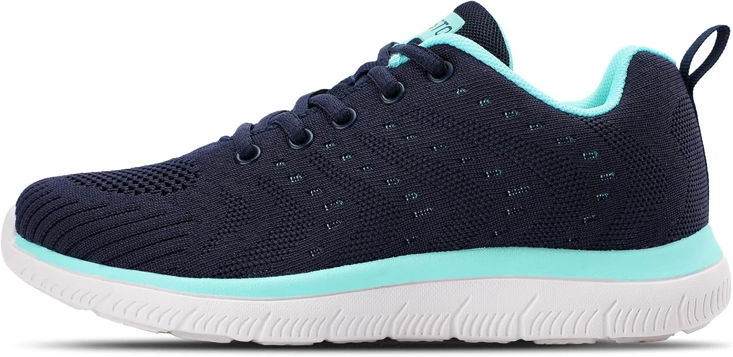 STQ Tennis Shoes Womens Lightweight Comfortable Walking Shoes Athletic Fashion Workout Gym Cross Training Sneakers