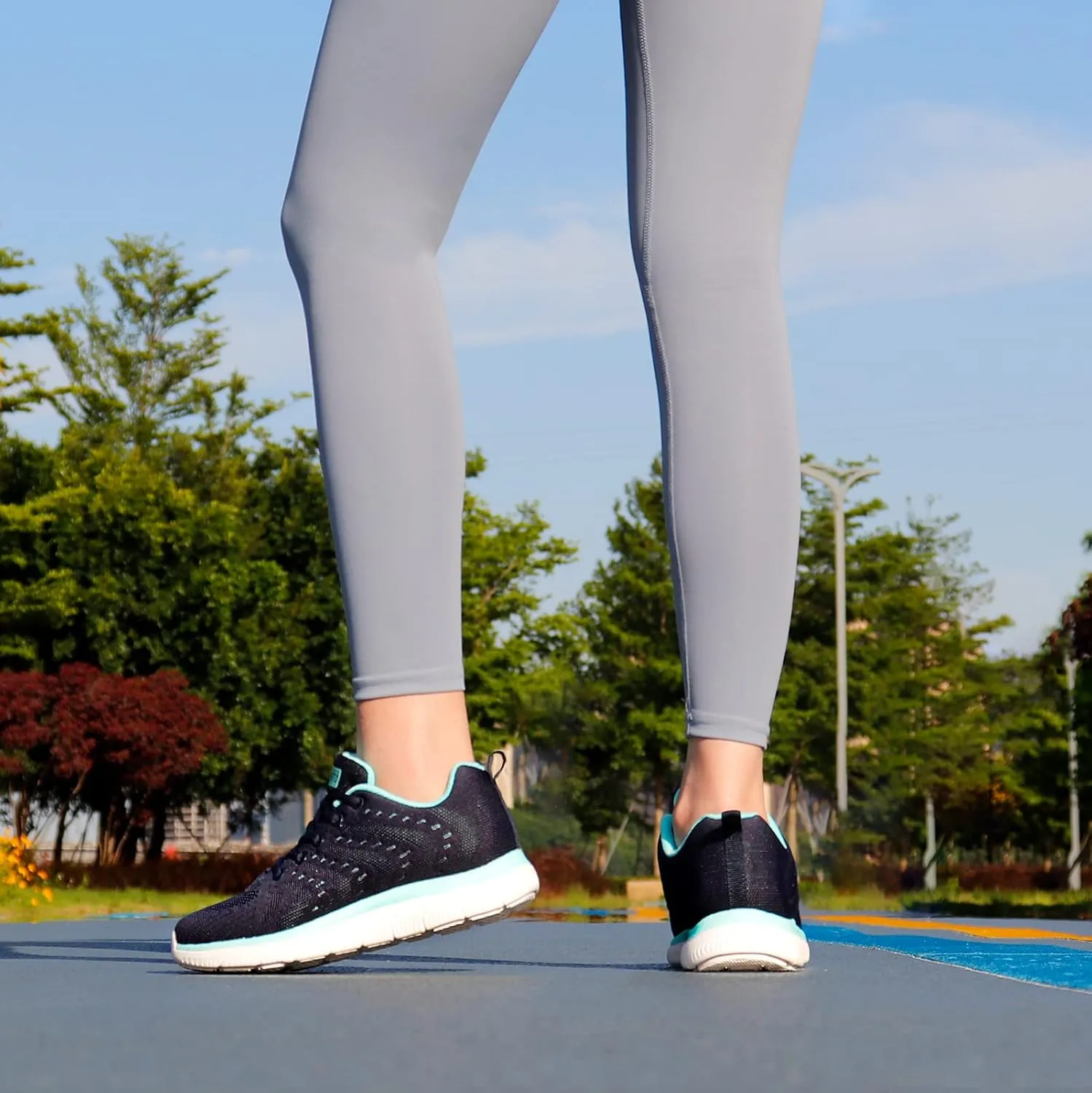 STQ Tennis Shoes Womens Lightweight Comfortable Walking Shoes Athletic Fashion Workout Gym Cross Training Sneakers