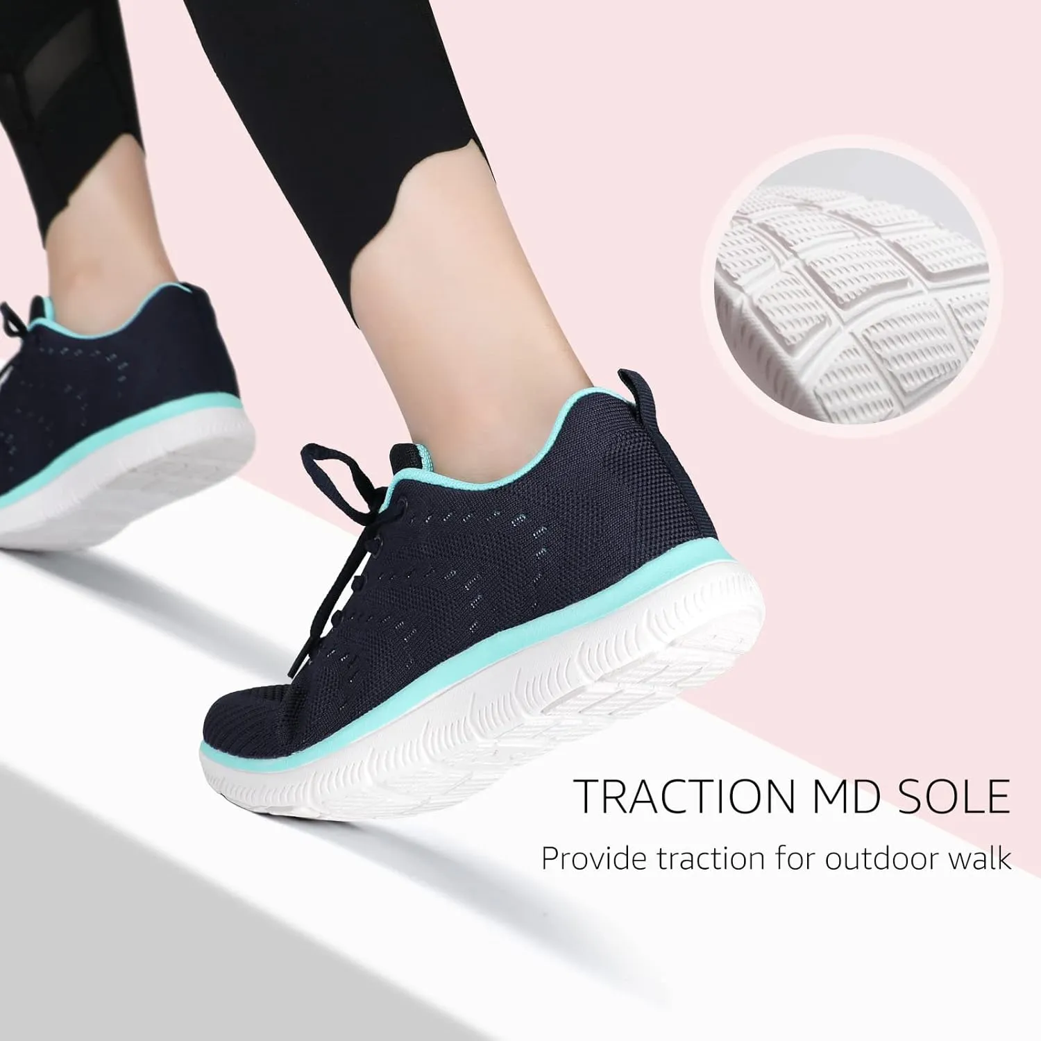 STQ Tennis Shoes Womens Lightweight Comfortable Walking Shoes Athletic Fashion Workout Gym Cross Training Sneakers