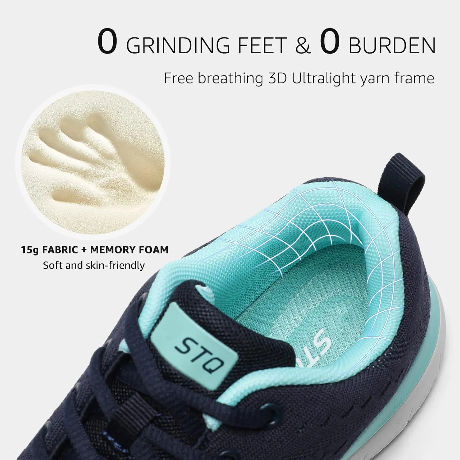 STQ Tennis Shoes Womens Lightweight Comfortable Walking Shoes Athletic Fashion Workout Gym Cross Training Sneakers