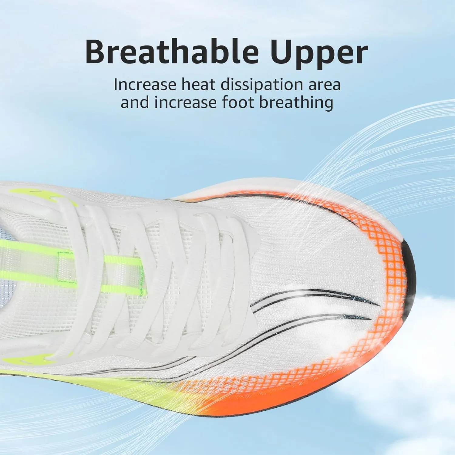 STQ Women Carbon Plate Road Running Shoes Ultra Light Cushion Sole