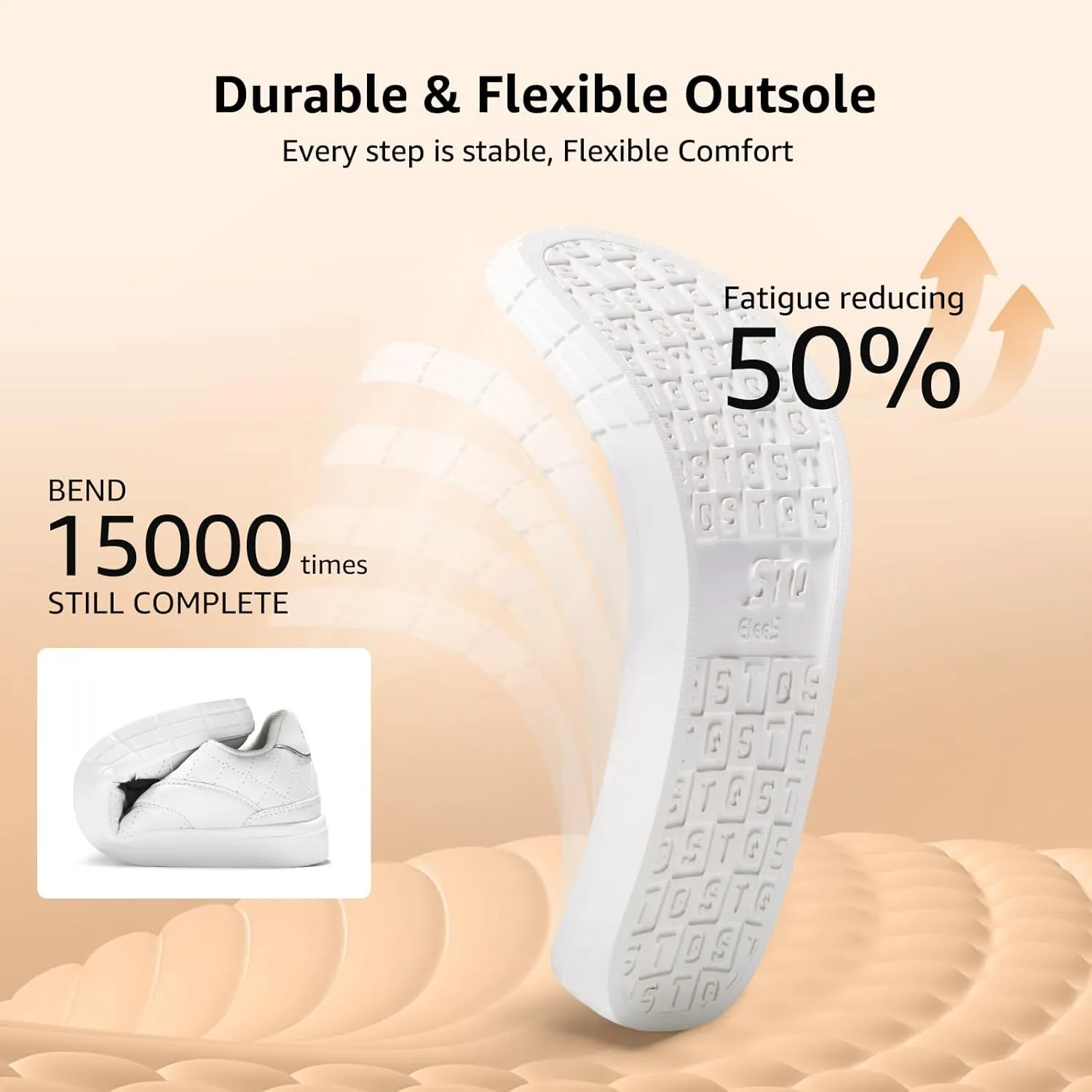 STQ Women Lace-up Fashion Sneakers Comfortable Casual Shoes Lightweight Quilted Tennis Sneakers