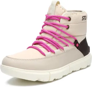 STQ Women Winter Boots with Insulated Insole | Warm & Cozy Winter Snow Boots for Women | Lightweight Non Slip Walking Boots Water Resistant