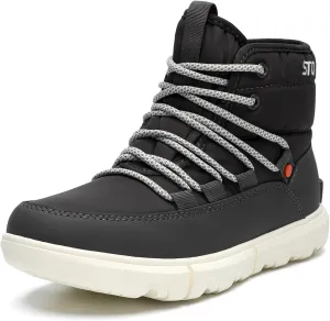STQ Women Winter Boots with Insulated Insole | Warm & Cozy Winter Snow Boots for Women | Lightweight Non Slip Walking Boots Water Resistant