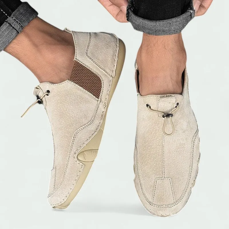 Strazoro | Slip-on Loafers with Soft Sole and Breathable Side Panel (Men)