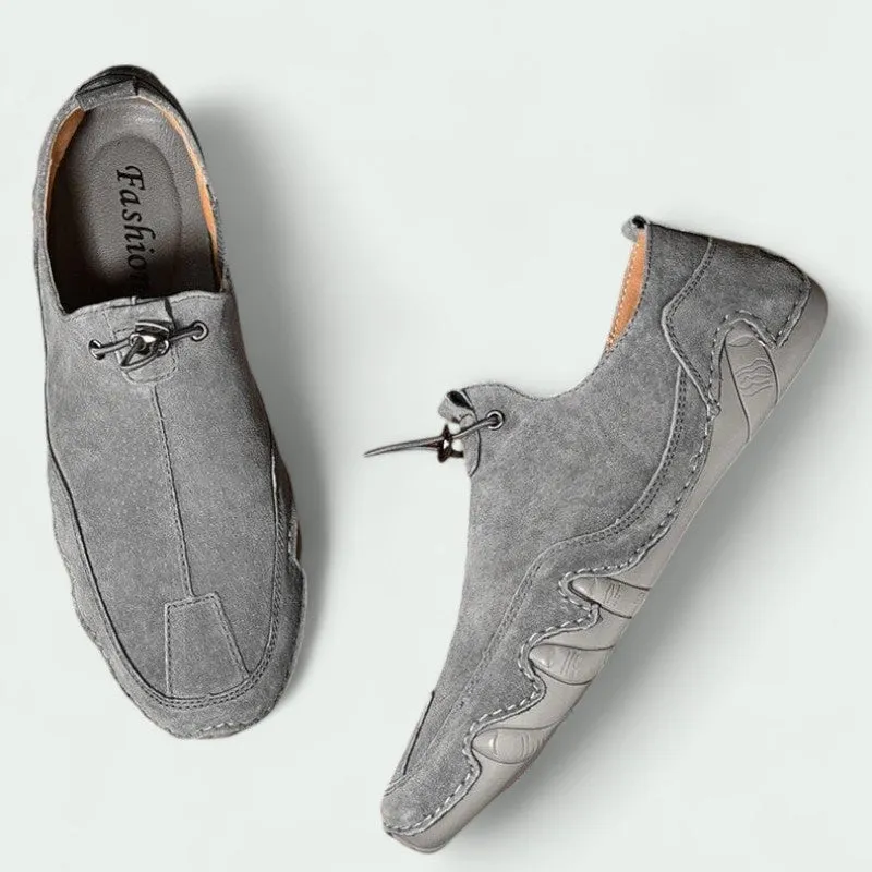 Strazoro | Slip-on Loafers with Soft Sole and Breathable Side Panel (Men)