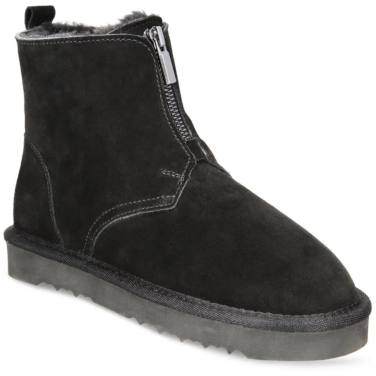 Style & Co. Womens Terrii Suede Winter & Snow Boots Black 8 Medium (B,M)
