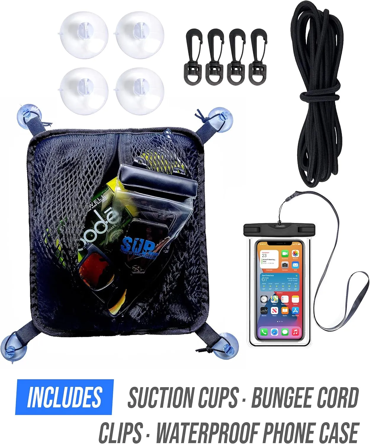 SUP-Now Paddleboard Deck Bag with Waterproof Phone Case