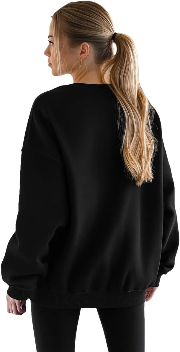 Sweatshirt for Women Forest Off-road Retro Car Graphic Womens Sweatshirt Crewneck Long Sleeve Pullover Clothes