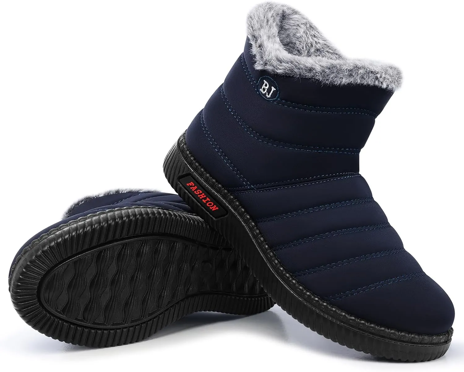 SWQZVT Warm Winter Boots for Women: Fur Lined Snow Booties, Non Slip, Waterproof Insulated, Soft Winter Shoes Comfy Walking Size 5-10.5