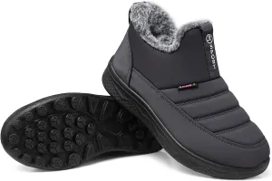SWQZVT Winter Boots For Women Snow: Non Slip Winter Boot Ankle Outdoor Comfortable Resistant Flat Booties