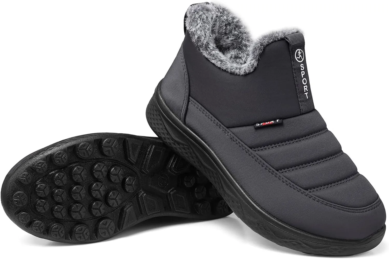 SWQZVT Winter Boots For Women Snow: Non Slip Winter Boot Ankle Outdoor Comfortable Resistant Flat Booties