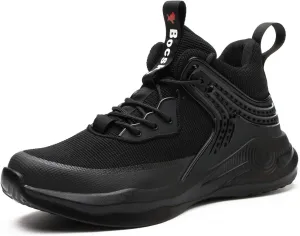 SYLPHID Steel Toe Boots for Men Safety Shoes for Women Work Sneakers Slip Resistant