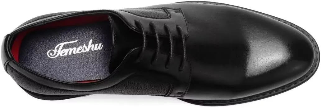 Temeshu Men's Dress Shoes Casual Oxford Shoes Business Formal Shoes