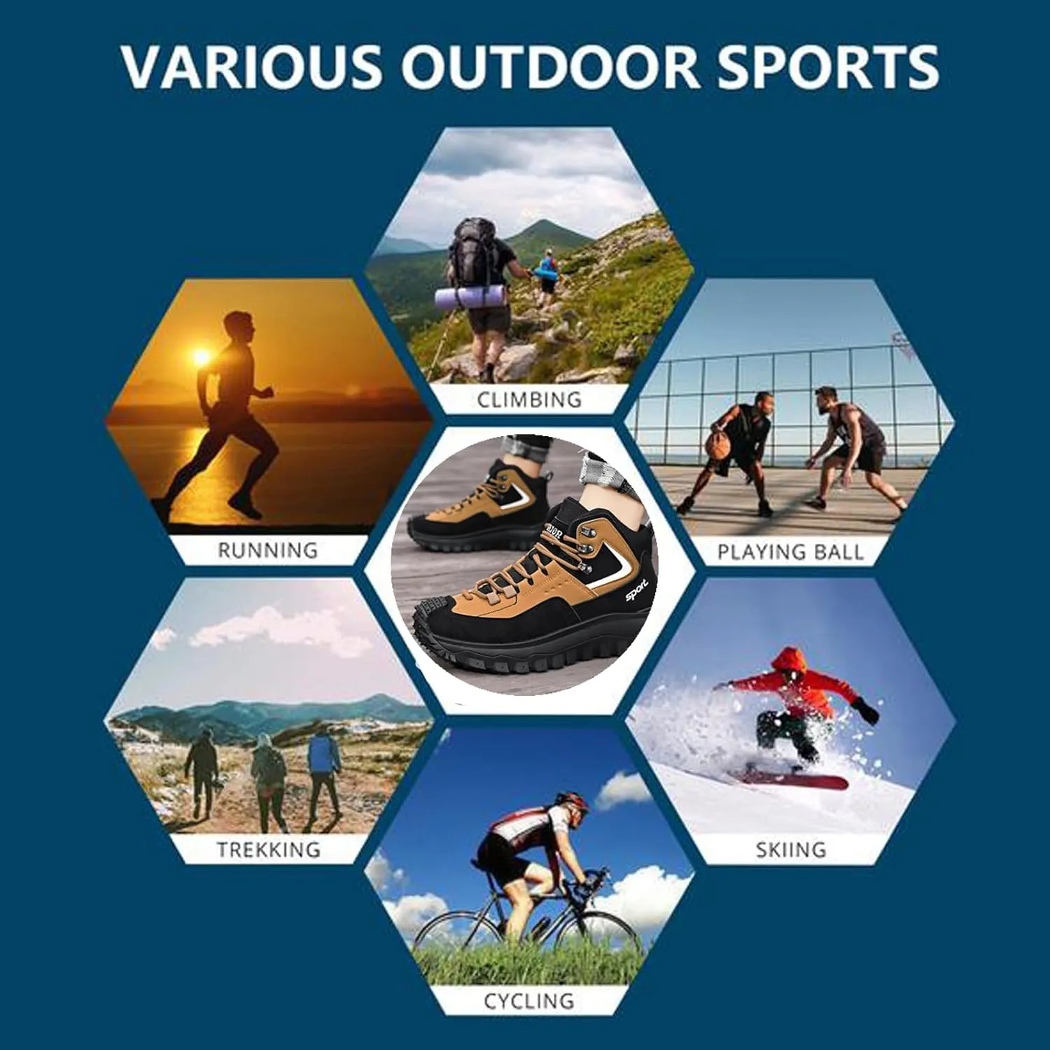 The First Young Shoes Men,Thefirstyoung Steeltoe Boots,Men's Safety Orthopedic Hiking Shoes for Outdoor Boots
