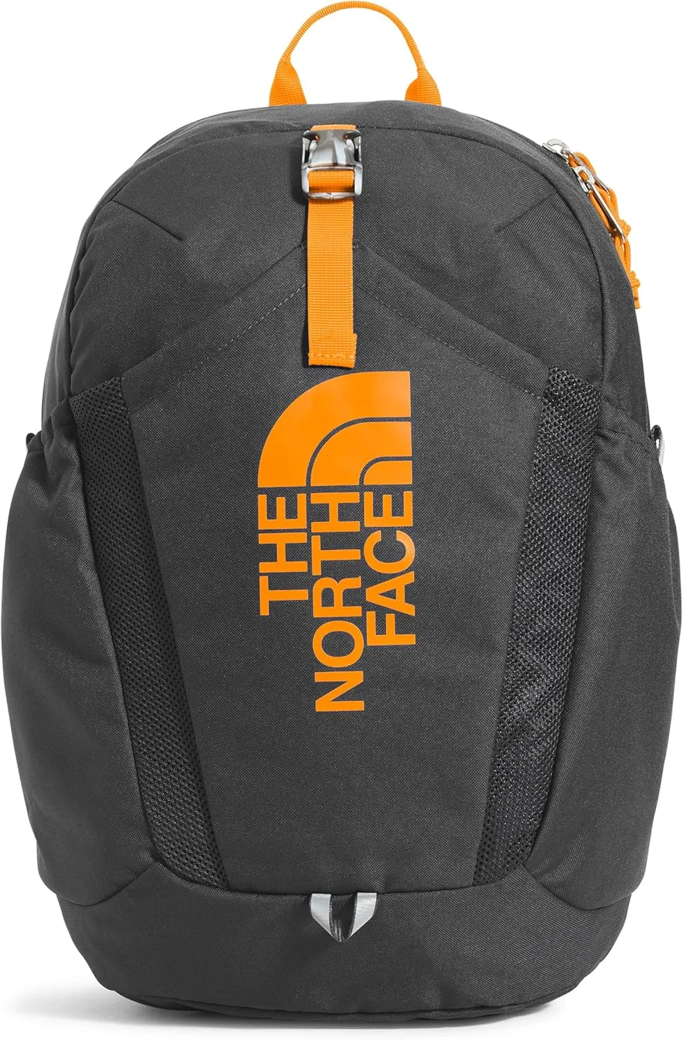 THE NORTH FACE Teen Mini Recon Backpack, Asphalt Grey/Cone Orange-NPF, One Size