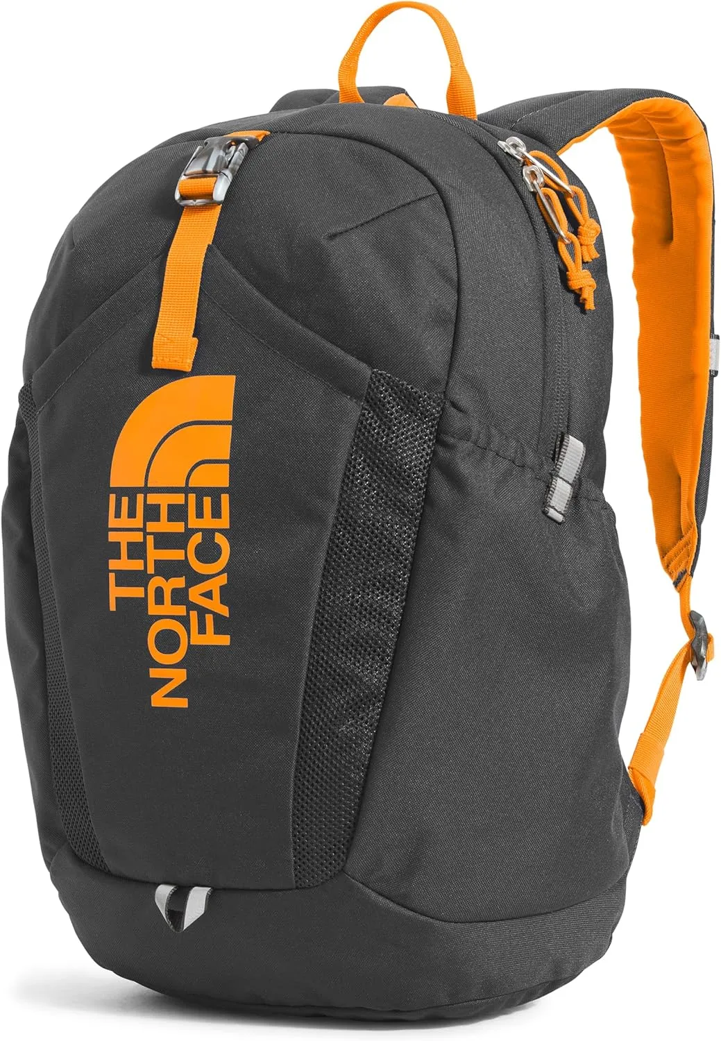 THE NORTH FACE Teen Mini Recon Backpack, Asphalt Grey/Cone Orange-NPF, One Size